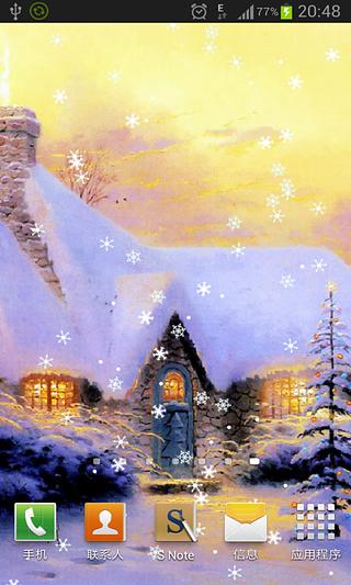 童话雪景动态壁纸截图3