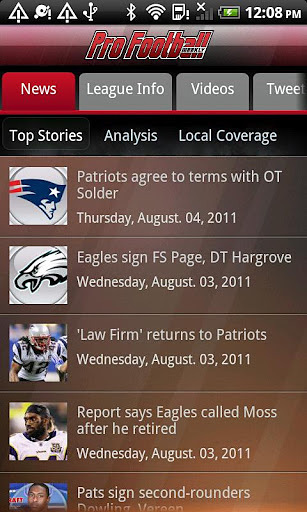 Patriots Football Insider截图3