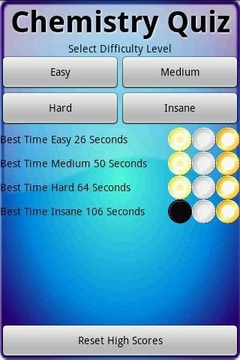 Chemistry Speed Quiz截图