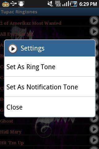 Tupac Ringtones截图2
