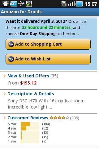 Amazon for Droids截图2