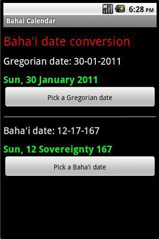Bahai Calendar Lite截图1