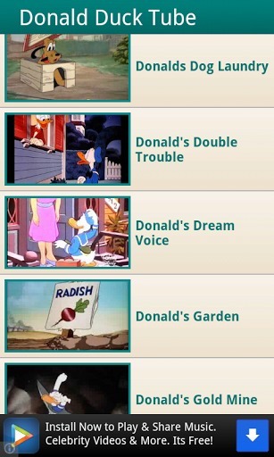 Donald Duck Tube截图1