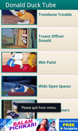 Donald Duck Tube截图3