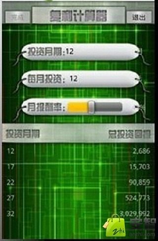 复利计算器截图2