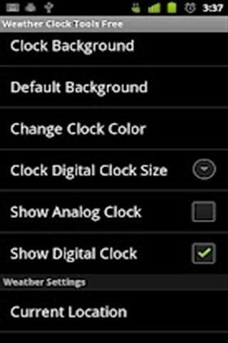 天气时钟小部件截图5