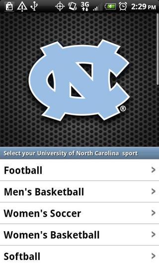 UNC Athletics截图1