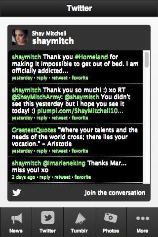 Shay Mitchell Fan App截图2