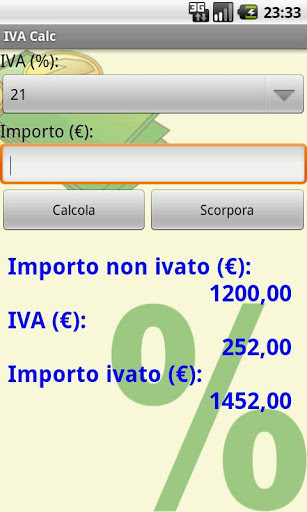 IVA Calc (Italian VAT Calc)截图1