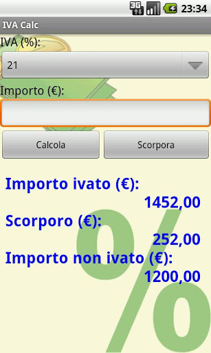 IVA Calc (Italian VAT Calc)截图2