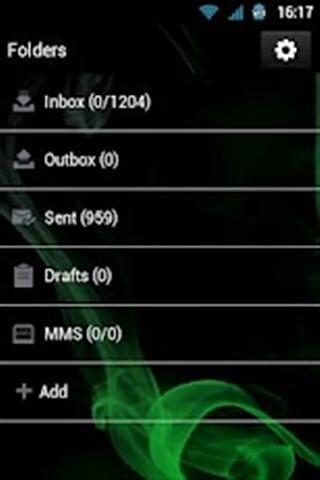 GO短信绿色烟雾主题截图3