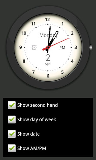 Big Clock Widget截图5