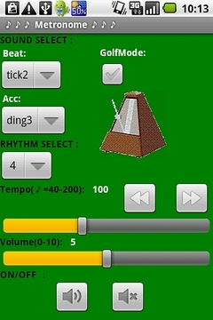 Metronome Application截图