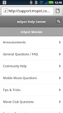 mSpot Movies for Lenovo截图1