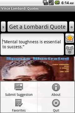 Vince Lombardi Quotes截图