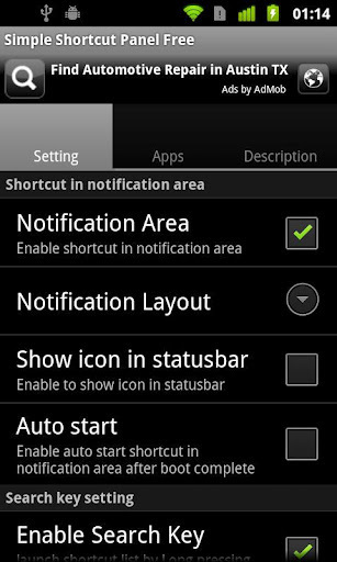 Simple Shortcut Panel Free截图4