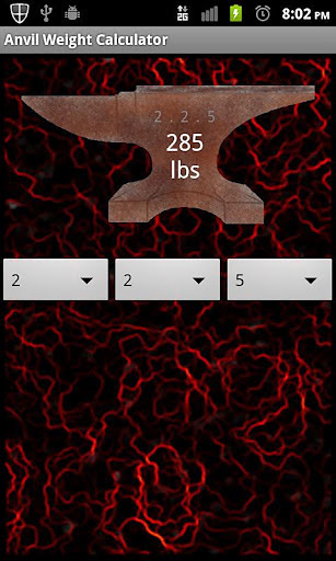 Anvil Weight Calculator截图2