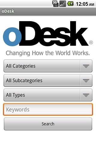oDesk外包服务中介平台截图1