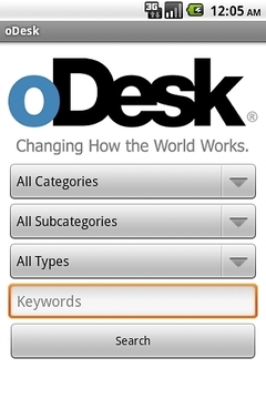 oDesk外包服务中介平台截图
