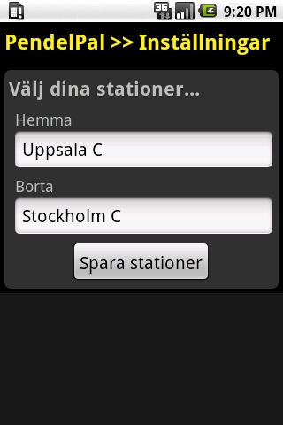 PendelPal Sverige截图2