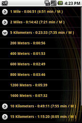 Pace Calculator 2.2截图2