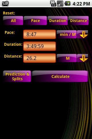 Pace Calculator 2.2截图3