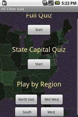 Satellite Quiz: US Cities截图1