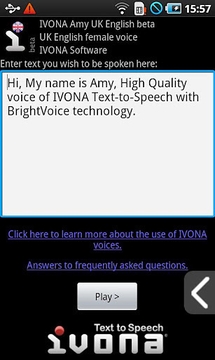 IVONA Amy UK English beta截图