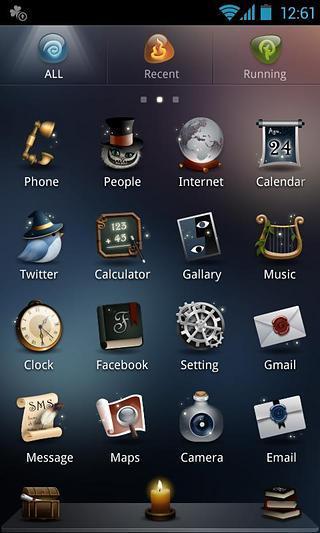 Mage GO Launcher Tapjoy Theme截图1