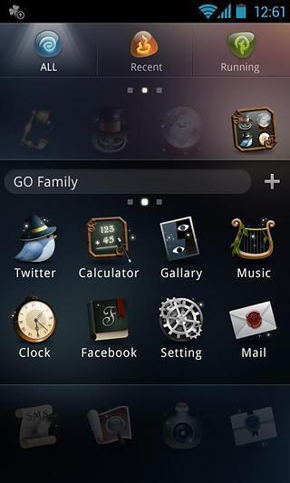 Mage GO Launcher Tapjoy Theme截图2