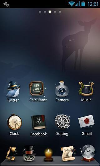 Mage GO Launcher Tapjoy Theme截图3