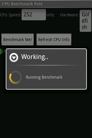 CPU Benchmark截图