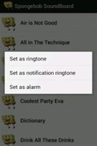 海綿寶寶鈴聲包截图2