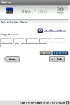 Itaú Uniclass截图