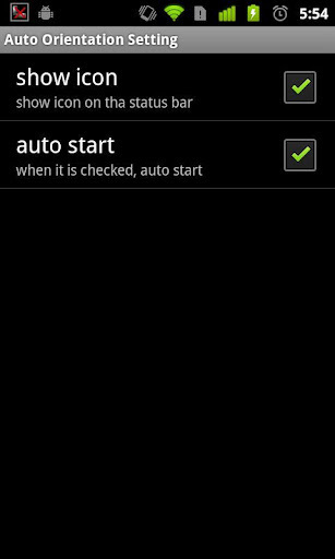 Auto Orientation Setting截图1