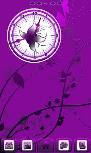 Royal Purple Clock截图1