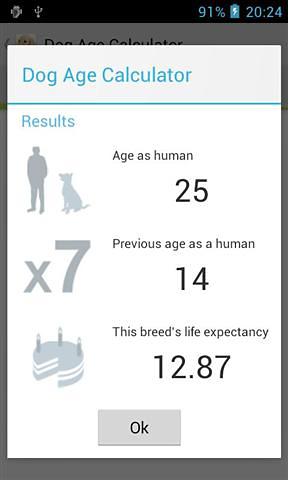 狗年龄计算器截图6