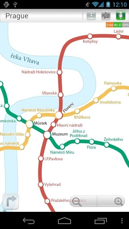 Prague metro map for Metro24截图1