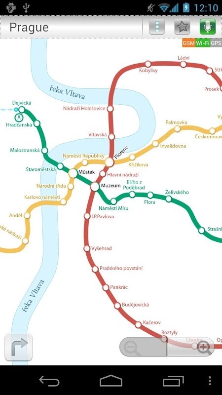 Prague metro map for Metro24截图2