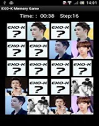 EXO-K Memory Game截图2