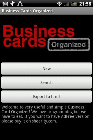 Business cards organized截图1