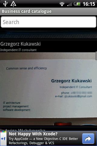 Business cards organized截图2