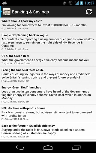 Reader for Financial Times截图1