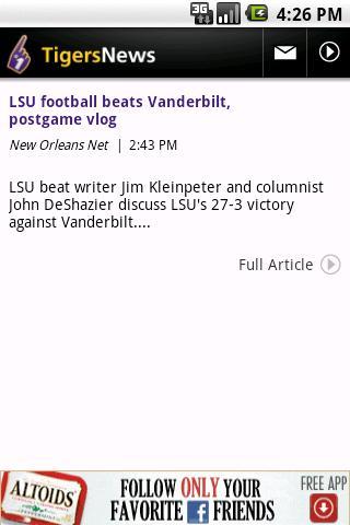 LSU Tigers News截图2