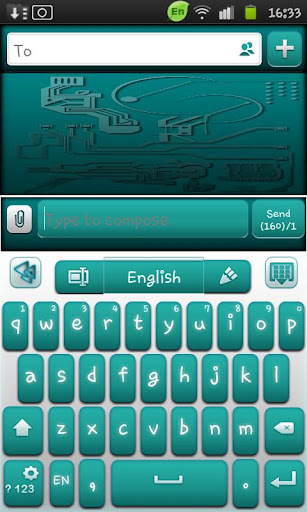 Go Keyboard Droid Tech截图2