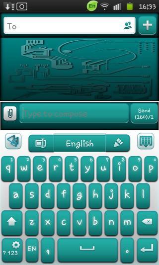 Go Keyboard Droid Tech截图4