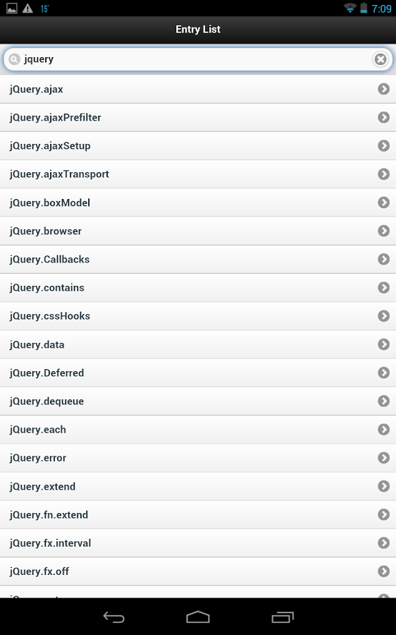 jQuery API截图1