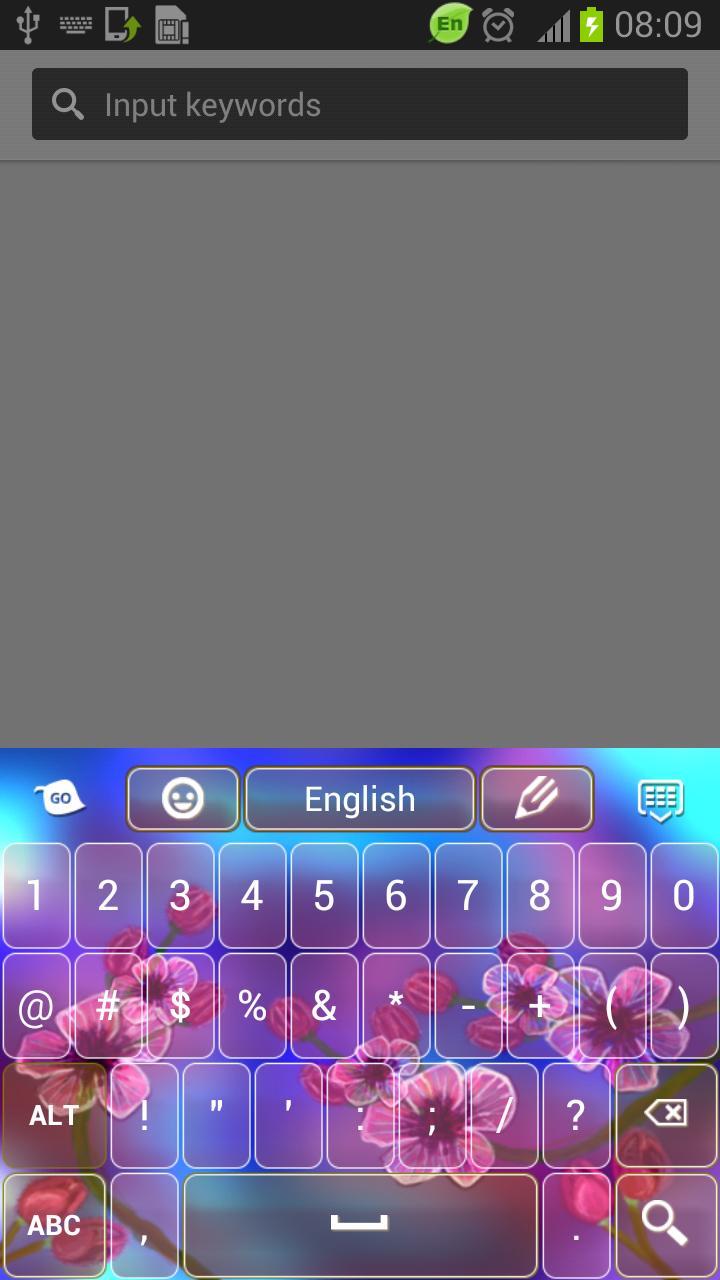 Cherry Flowers Keyboard截图4