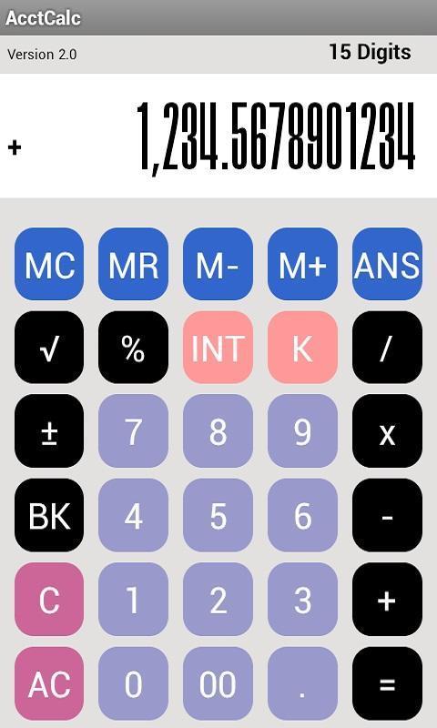 Account Calculator Free 會計計算機截图5