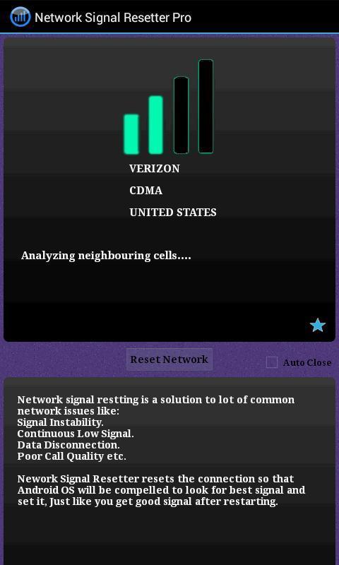 Network Signal Resetter Free截图1